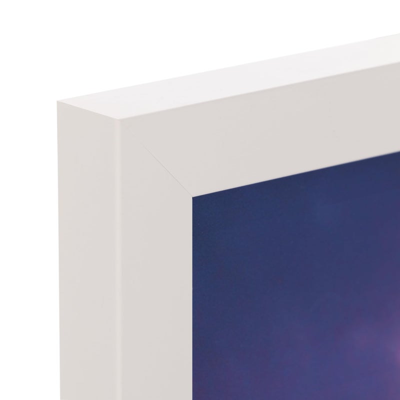 SNAP إطار ملصق حائط خشبي أبيض 8.5"x14" - عرض مثبت على الحائط - مناسب تمامًا للصور الرقمية - خيارات تثبيت متعددة - مثبت حائط مستطيل - Image 5